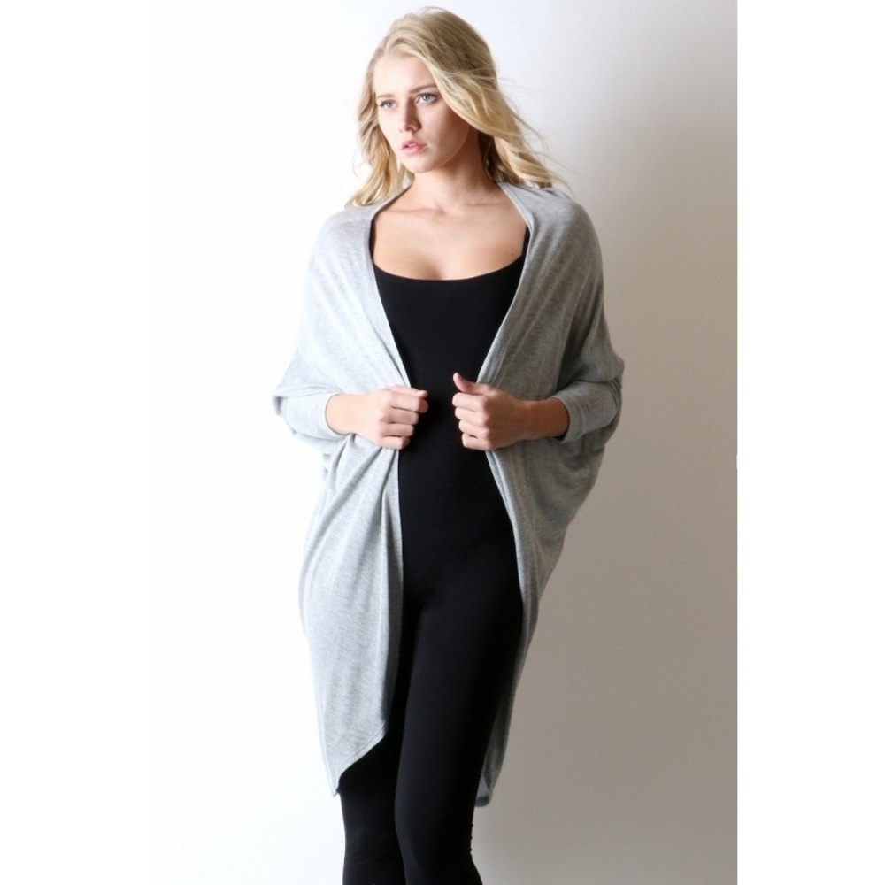 🔴 Տɑӏҽ • 1 Left • Lightweight Gray Knit Cardigan