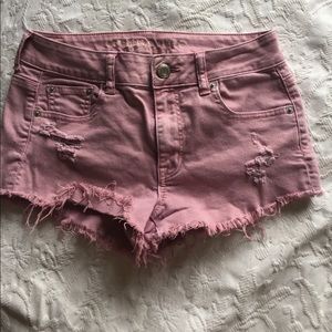 Stretch American eagle high waisted shorts