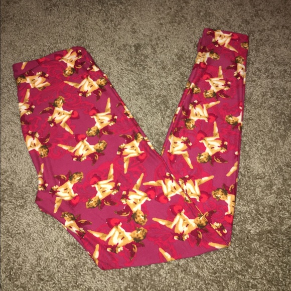 LuLaRoe OS Valentines Day leggings - Picture 1 of 1