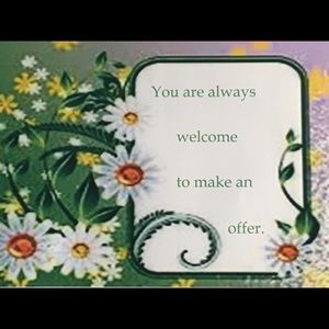 Offers welcome:) thanks 😄