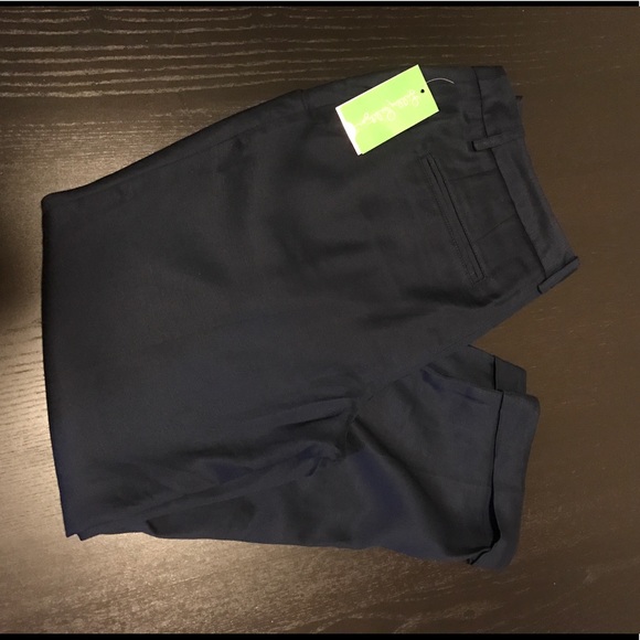 NWT Lilly Pulitzer Navy Peggy Pant - Picture 2 of 6