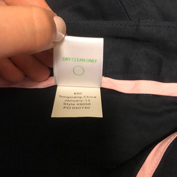 NWT Lilly Pulitzer Navy Peggy Pant - Picture 3 of 6