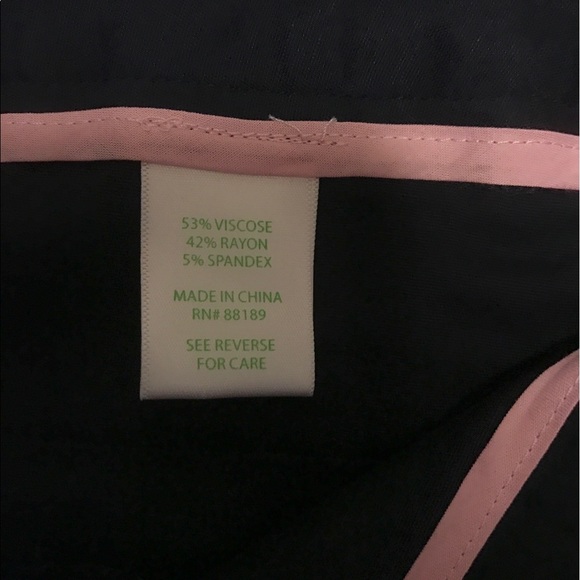 NWT Lilly Pulitzer Navy Peggy Pant - Picture 4 of 6