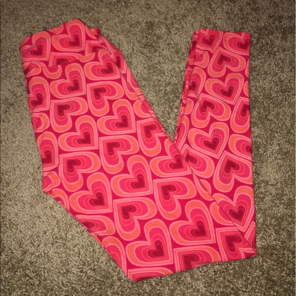 LuLaRoe OS Valentines Day leggings