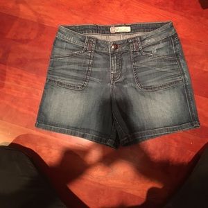Level 99 Blue Jean Shorts