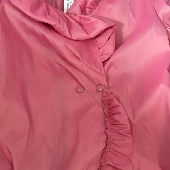 NWT Dons Collection LARGE Pink Ruffle Jacket - Picture 3 of 4