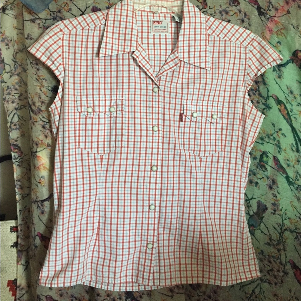 Cotton Cap Sleeve Levi's Dry Goods Shirt