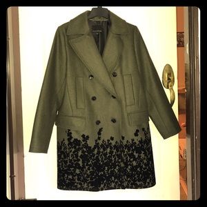 Banana Republic coat with floral detail