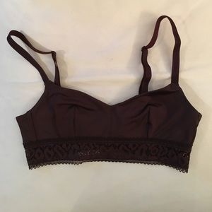 CUTE maroon GAP bralette XS