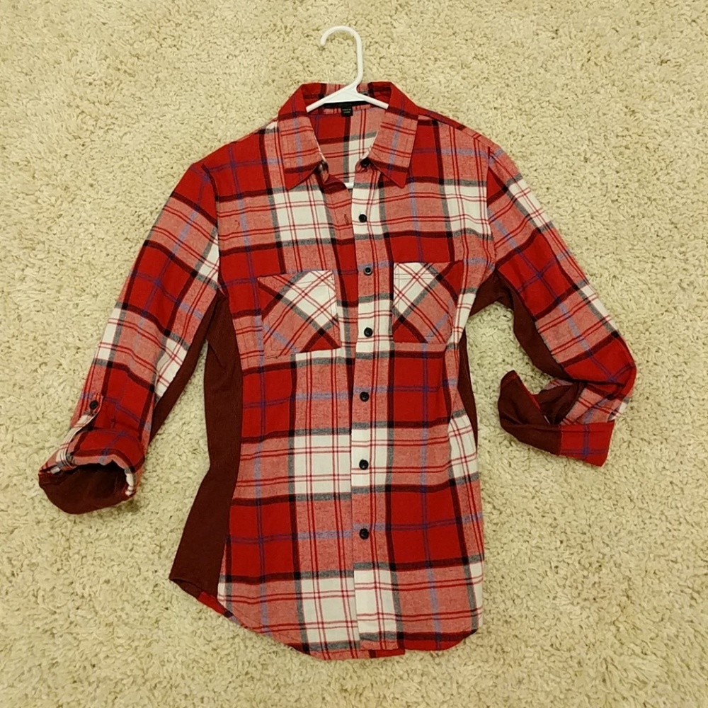 Love Tree Fitted Flannel
