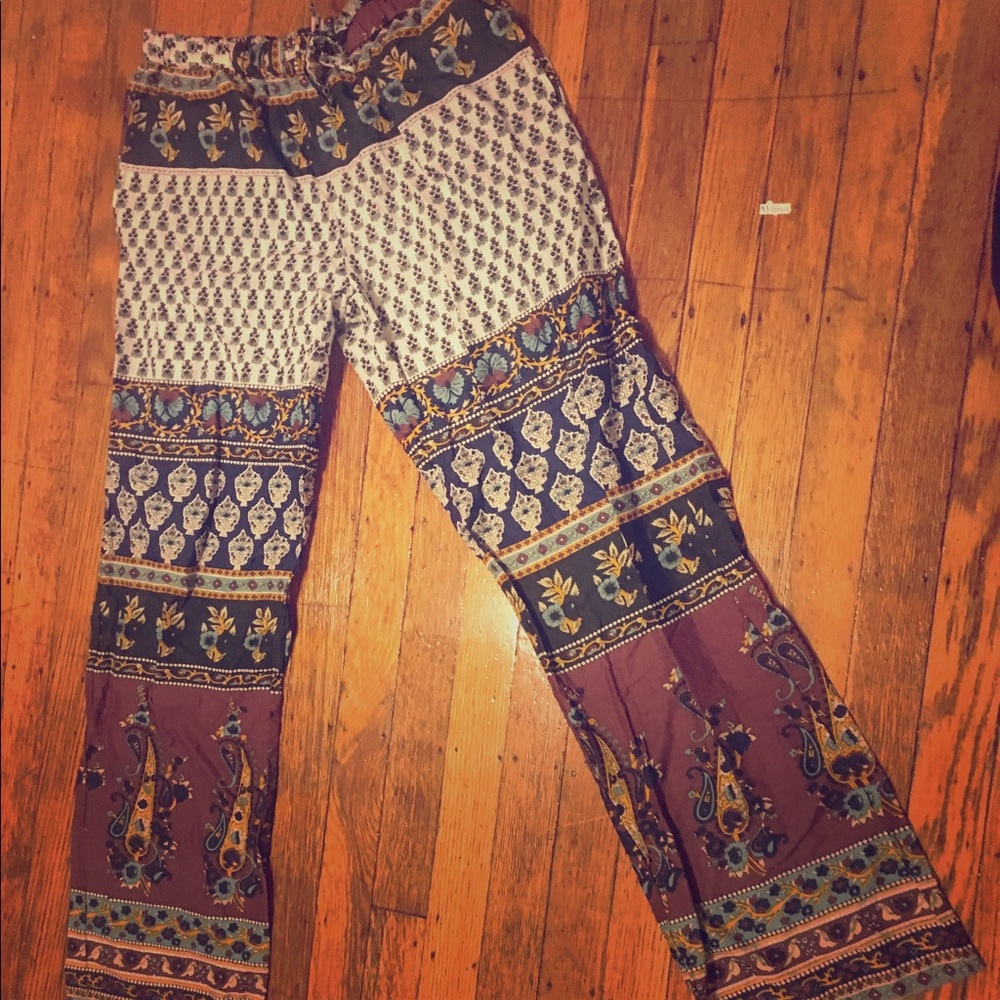 Light weight boho pants, size small