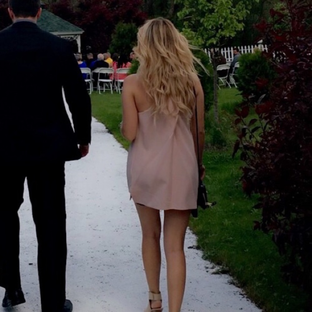 Light Pink Theory Mini Dress