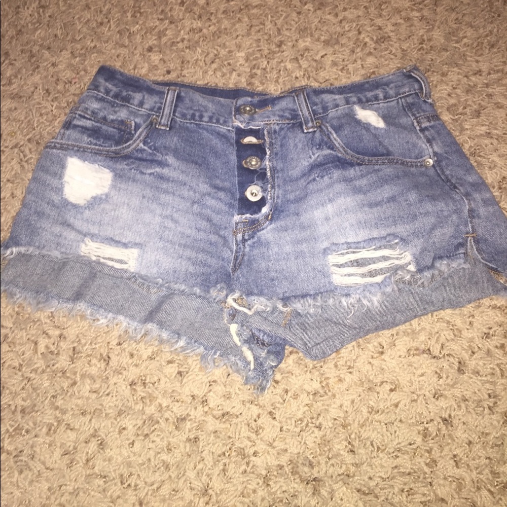 high waisted jeans