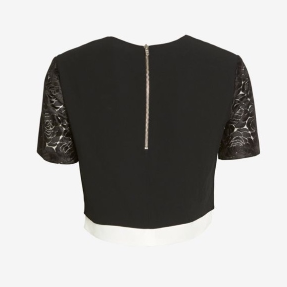 PM EDTR🎉HPx2🎉A.L.C. Thompson Floral Lace CropTop - Picture 2 of 7