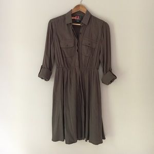 Maeve Anthropologie Button Up Dress