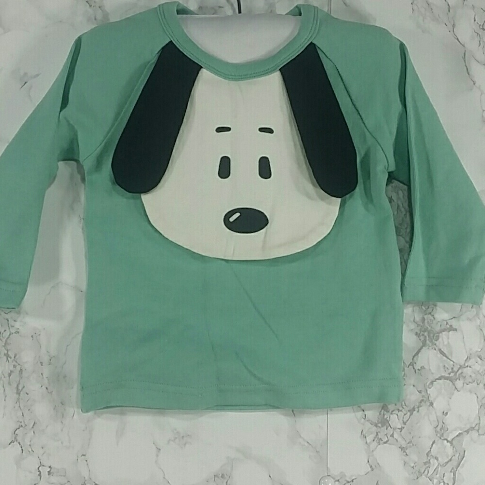 SALE***Green Puppy Sweatshirt. Kids :) - Picture 3 of 4