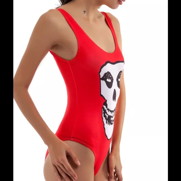 One of a kind misfits punk bathing suit swim - Picture 2 of 3