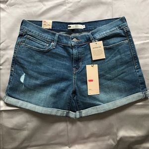 Levi's cuffed shorts