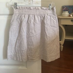 Jcrew linen skirt