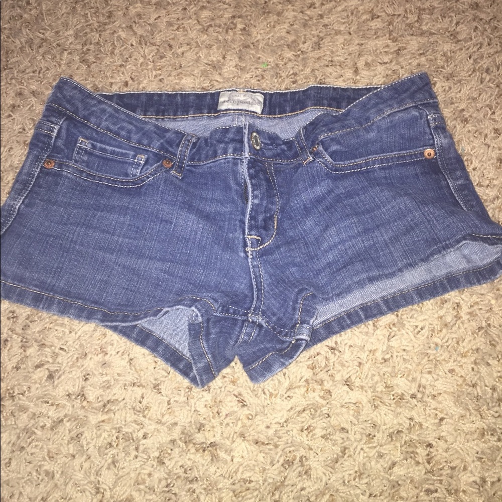 jean shorts