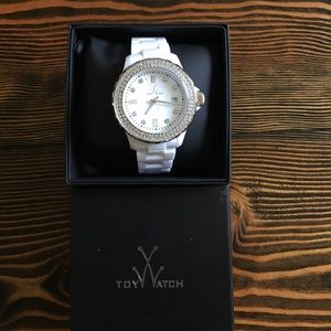 New White Toy Watch