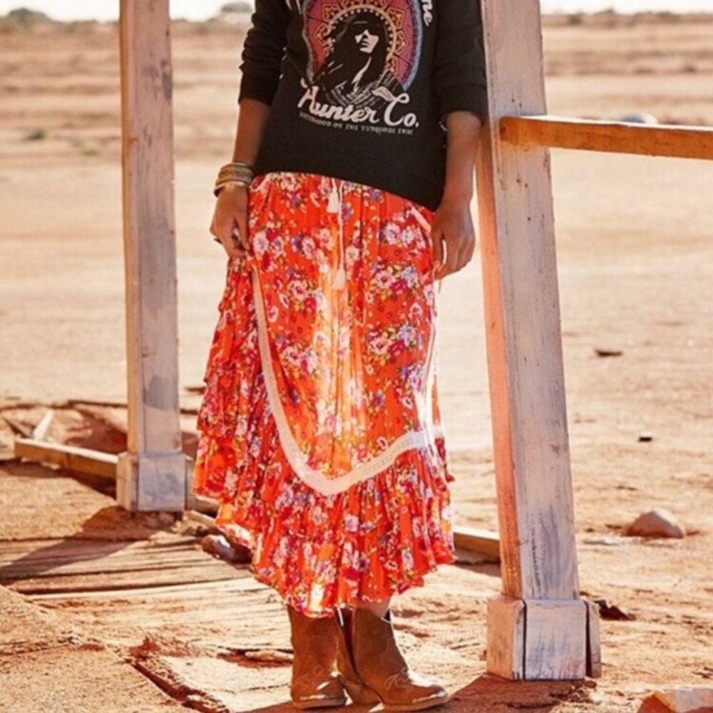 Auth Spell Revolver maxi skirt. Worn twice. EUC.