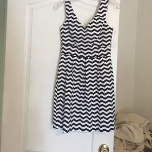 Black and white dress
