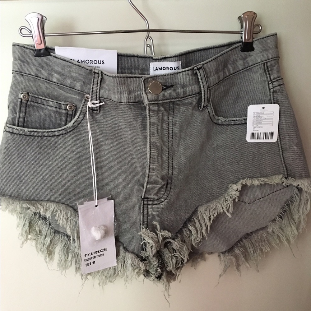 Glamorous Grey Jean Shorts