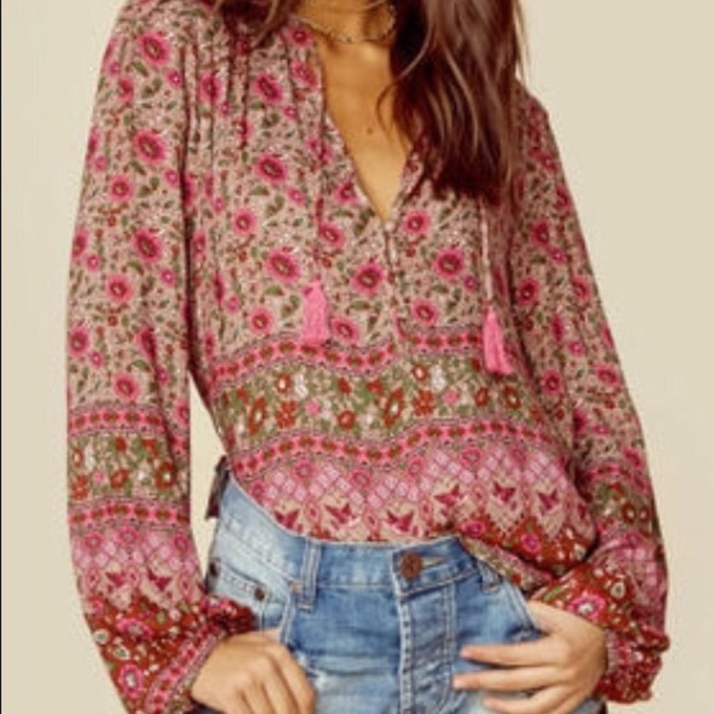 Auth Spell kombi blouse. EUC