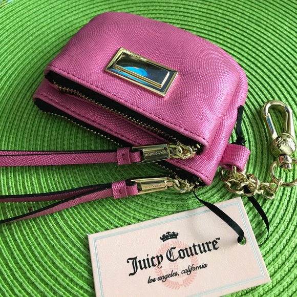 ๐โผ๏ธ- Juicy Couture Pink Double Pocket Wallet - Picture 1 of 8