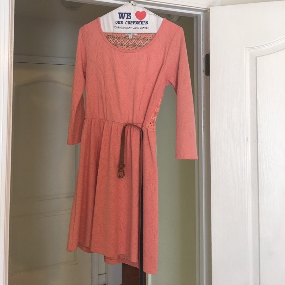 Peach dress