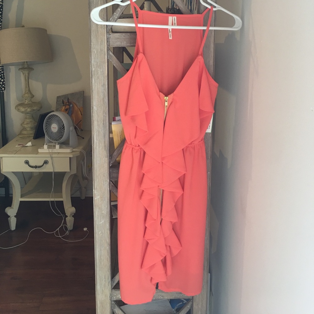 Coral dress
