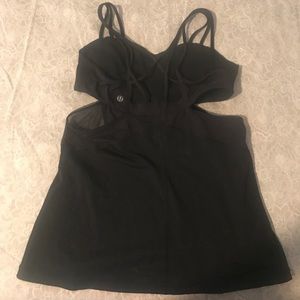Lulu lemon black workout top