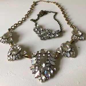 J crew diamond necklaces