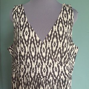 Ann Taylor Loft ikat Sleeveless maxi dress XL