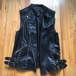 Forever 21 Faux Leather Vest