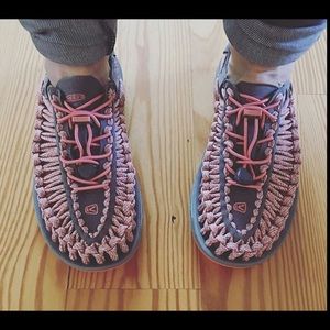 Keen Uneek Pink/Grey 9