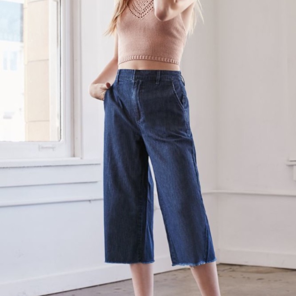 NWT Denim Culottes