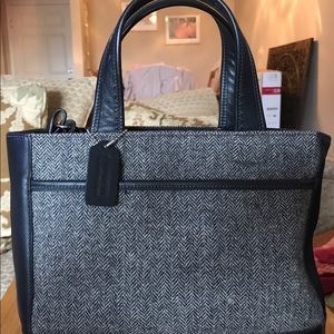 Vintage tweed Coach handbag