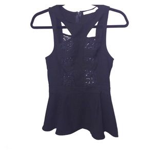 Sexy fitted peplum top