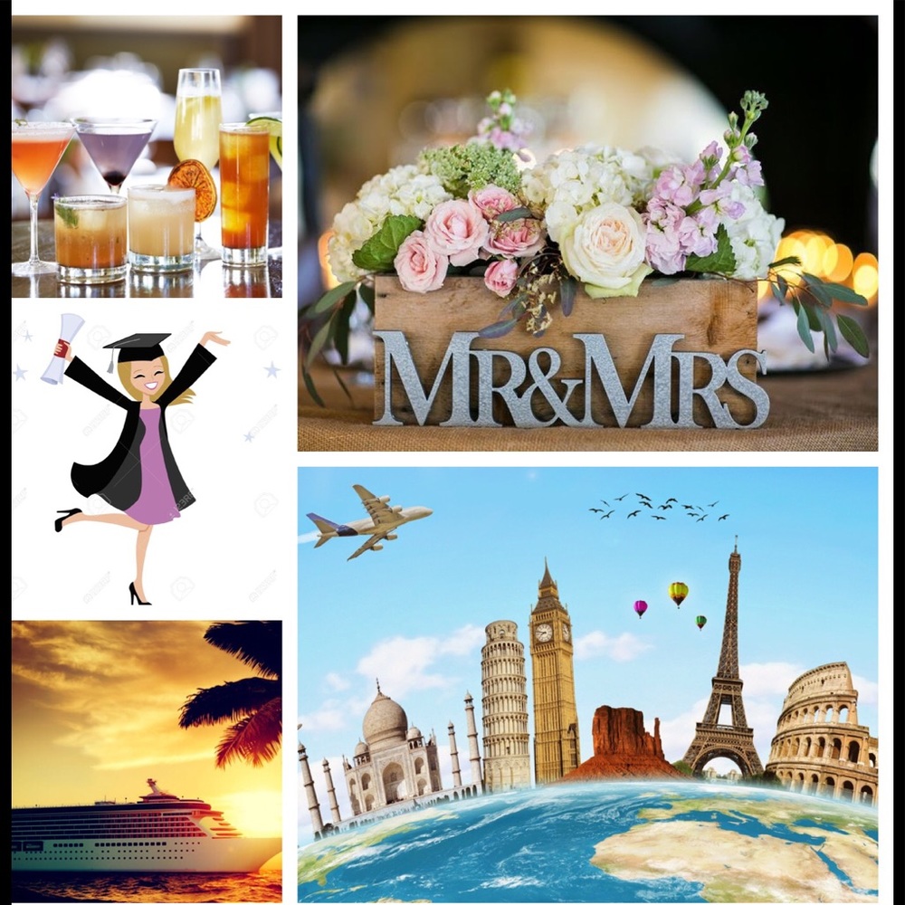 Weddings, Spring Break, Cruises, Honeymoons