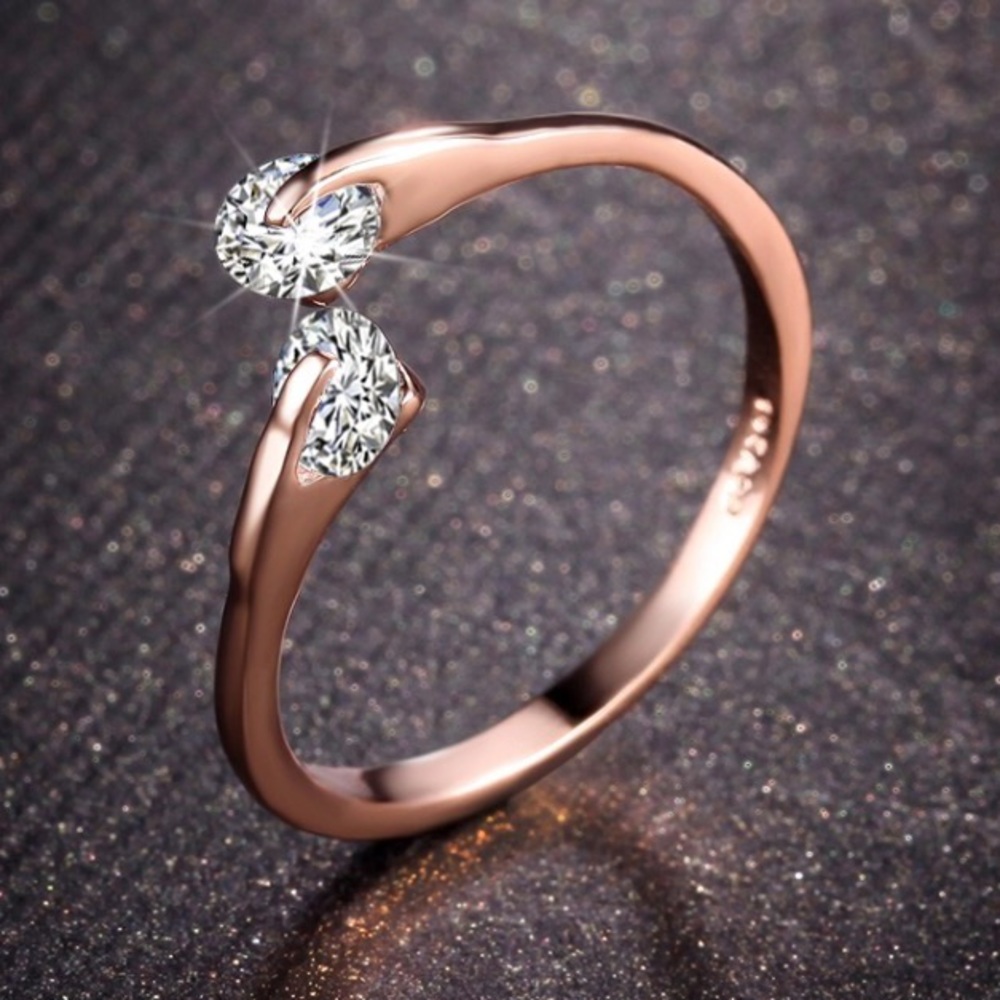 LAST ONE!!! Rose Gold Cubic Zirconia Ring!