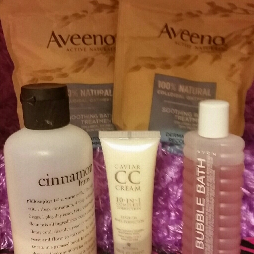 Bubble bath mix used