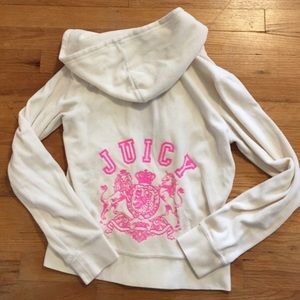 Juicy Couture white zip up