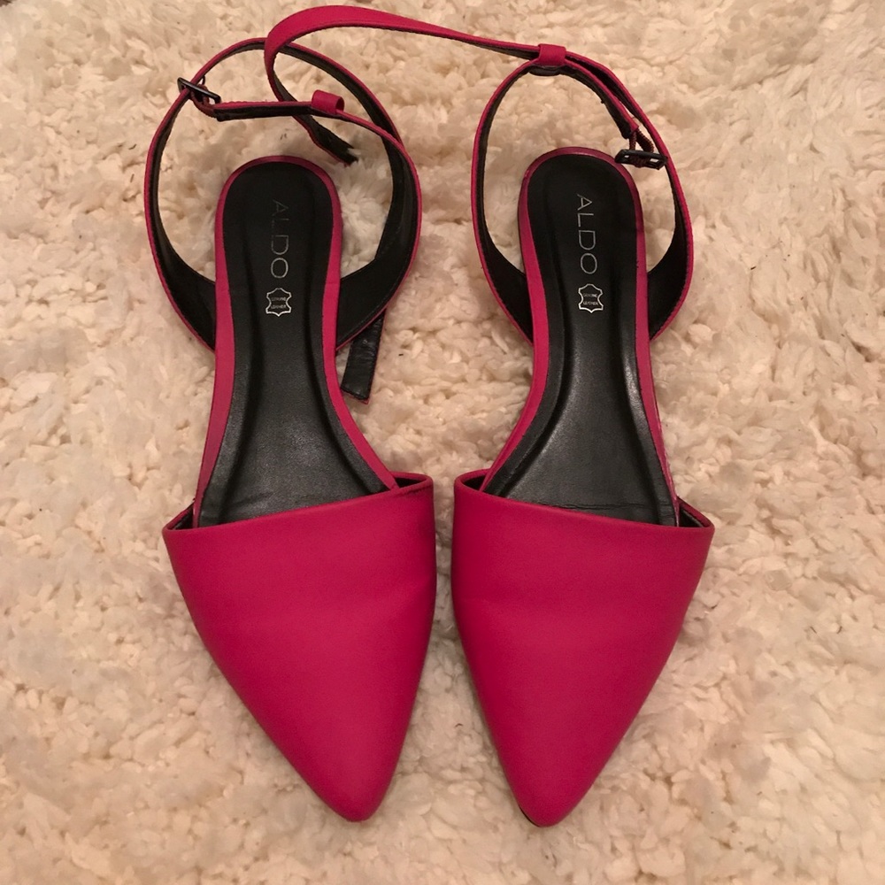 Matte Pink Flats