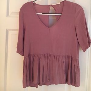 fringe boutique peplum top