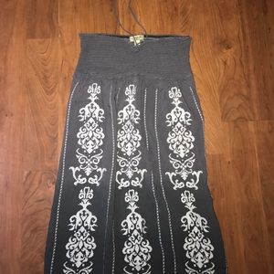 Embroidered Maxi Dress