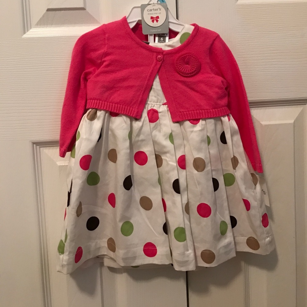 Carters dress with Cardigan NWT