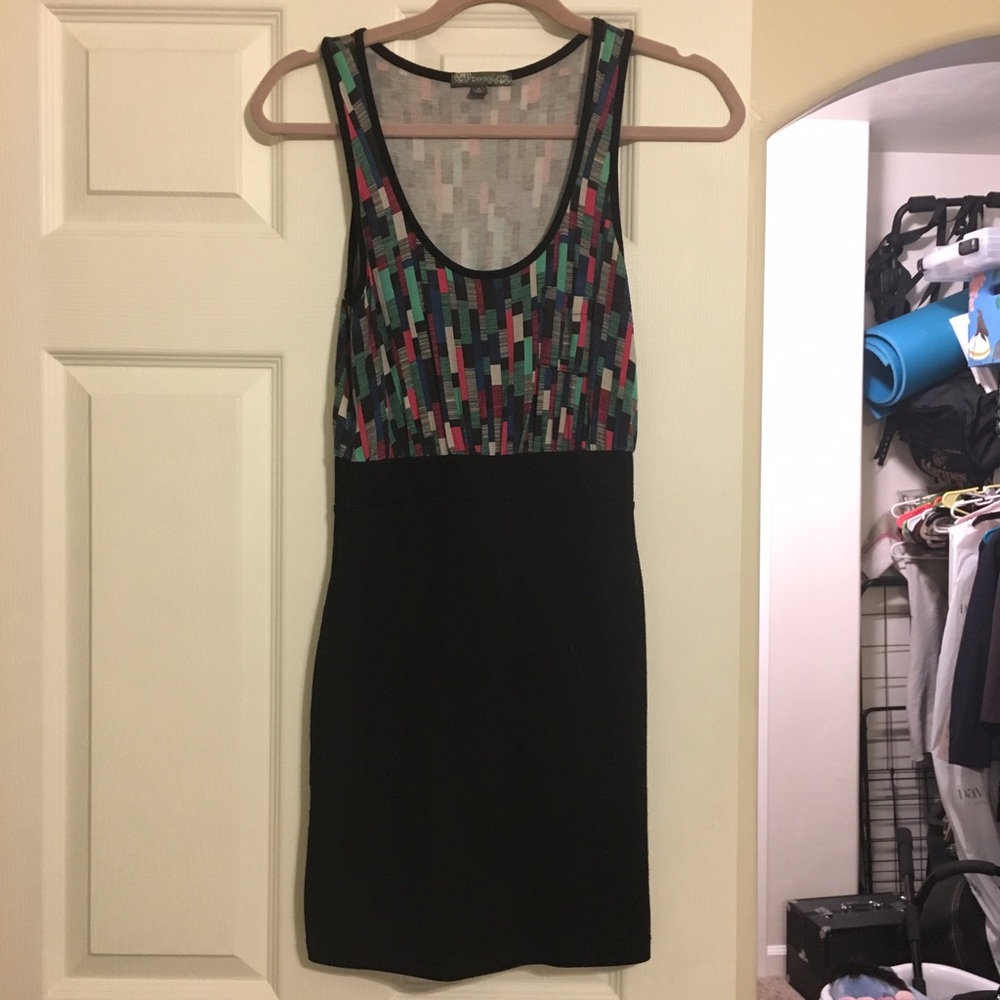 Multicolor geometric dress