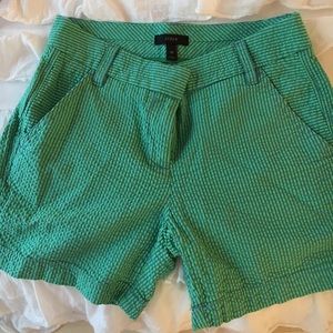 striped shorts